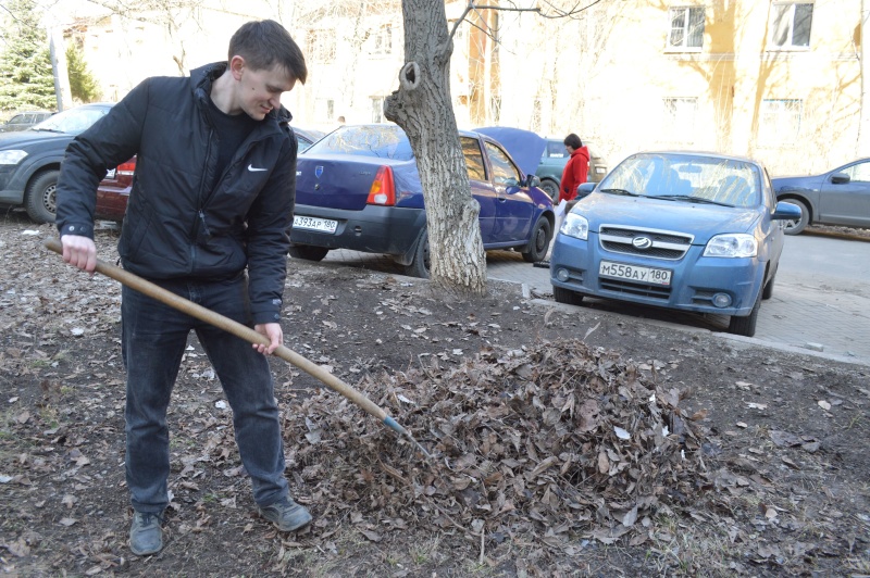 Субботник в НИИ «Респиратор»