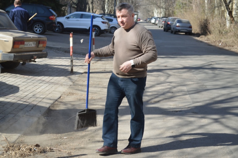 Субботник в НИИ «Респиратор»